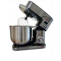amasadora batidora multifincion 12 litros 3200w swissline - pro - pantalla lcd - digital - acero inox - gran capacidad - antidelizante - mezcladora - plateada - contiene tapa  - 6 velocidades - turbo