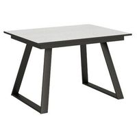 mesa extensible pequena horneada-color blanco-ancho extensible