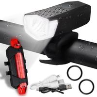 luces bicicletapatinete delanteratrasera- cygm-2218 led recargable usb -ipx6- carga rapida-  nuevo envio gratis 24h
