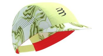 Gorra compressport pro racing verde rojo