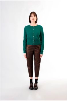 cárdigan básico emerald l