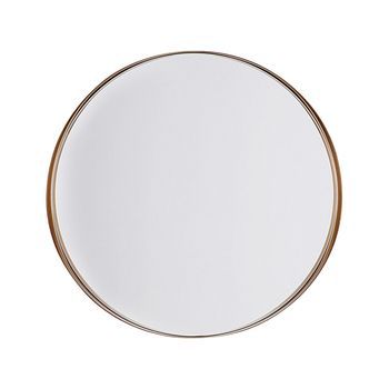 Espejo De Pared Color Cobre Redondo 40 Cm Pieza Decorativa Piney
