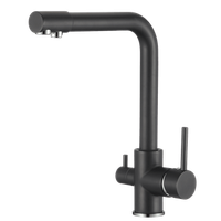 grifo de cocina darma negro mate