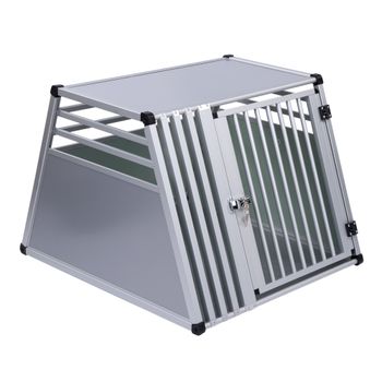 AluRide Dog Crate - Size L: 92 x 80 x 65 cm (L x W x H)