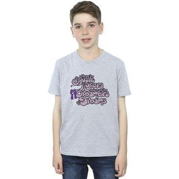 Willy Wonka Tops y Camisetas Dreamers Text para niño