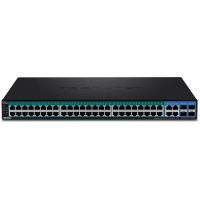 trendnet tpe-5240ws switch 48 puertos gigabit poe 4 sfp