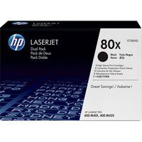 hp 80x black toner cartridge black