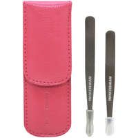 tweezerman brows petite tweeze set - pink