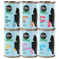 cosma nature mixed trial pack - 6 x 140g mix i 6 varieties