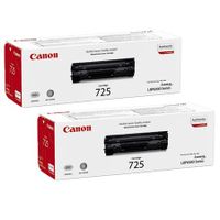 canon 725 black original toners twin pack 2 pack