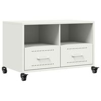 mueble de tv  mueble de salon  gabinete de tv acero blanco 68x39x435 cm