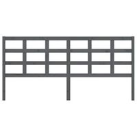 cabecero cama mueble de dormitorio de cama madera maciza de pino 2055 x 4 x 100 cm gris m020005630