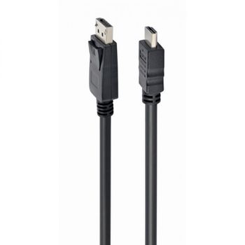 Gembird Cable DisplayPort a HDMI Macho/Macho 1.8m Negro
