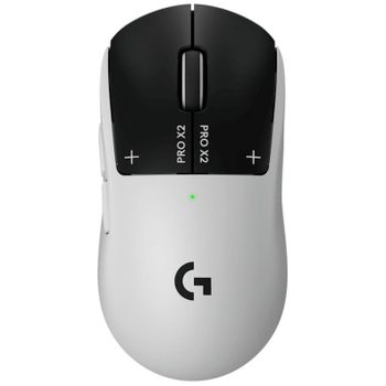 Ratón Logitech PRO X2 SUPERSTRIKE inalámbrico 44000 DPI blanco háptico LIGHTSPEED