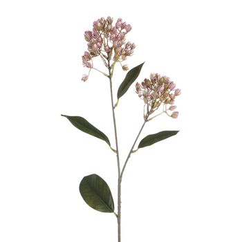 Tallo de sedum artificial rosa pálido h78
