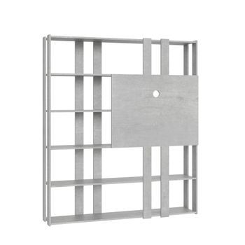 Estantería Kato N Con Soporte Tv Cemento