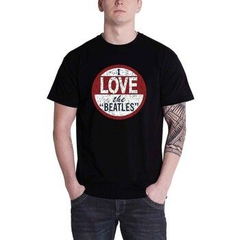 The Beatles Camiseta manga larga I Love para mujer