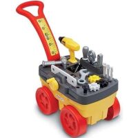 carrito de herramientas mecanico ecoiffier mechanics 19 piezas con banco de trabajo