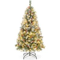 150cm arbol de navidad artificial costway 82 x 82 x 150 cm