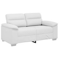 sofa de 2 plazas blanco 160x81x84 cm piel sintetica vidaxl
