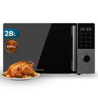 cecotec microondas digital con grill 28l proclean 2800 900w grill 1200w conveccion 2200w 8 programas 5 niveles de potencia