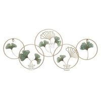 portavelas de pared en metal multicolor cm 80x75x355
