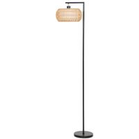 homcom lampara de pie con doble capa de pantalla bohemia con 3 temperaturas de color brillo ajustable control remoto