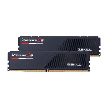 Memoria RAM G.Skill Ripjaws F5-6000J3040G32GX2-RS5K 64GB 2x32GB DDR5 6000MHz CL30 Intel XMP Negro