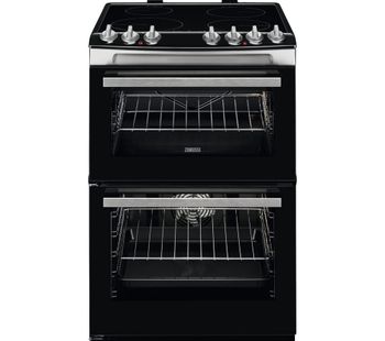 ZANUSSI ZCI69060XE 60 cm Electric Induction Cooker - Black & Stainless Steel, Stainless Steel