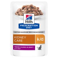 hillrs prescription diet kd kidney care - 12 x 85 g vacuno