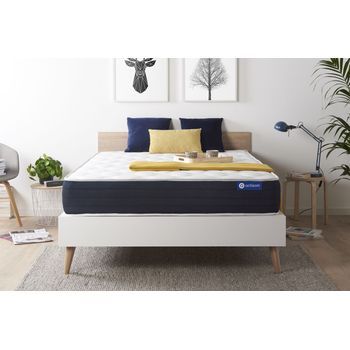 Colchón Actilatex Sleep 140x210cm, Grosor: 22cm, Látex Y Espuma Viscoelástica, Equilibrado, 5 Zonas De Confort