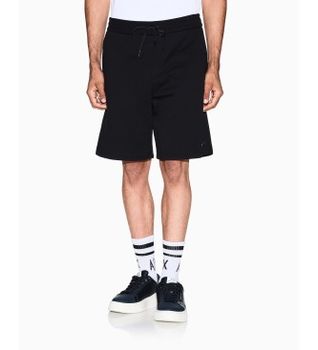 A|X Armani Exchange para hombre. XM001300AF20934UC001 Shorts Sobre Tono negro (L), Casual, Algodón