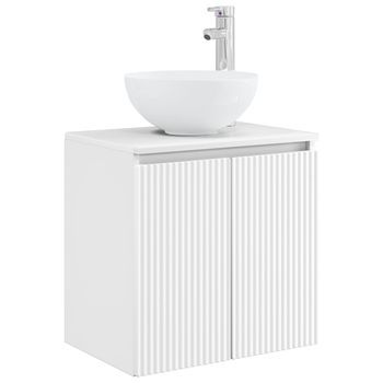 Vanidad Con Lavabo De Pared Blanco 49,5 X 41 X 64,5 Cm Vidaxl