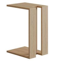 mesa auxiliar tesauro roble safir 30x57x40cm comedor