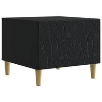 mesa de centro 50x49x40 cm madera - negro