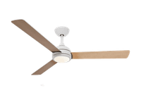 ventilador de techo con luz - philips velyx aspas reversibles 132 cm 56 w 6 velocidades silencioso luz blanca calida a fria blanco
