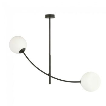 Lámpara de techo helmet opal (2 luces)