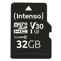 tarjeta microsd intenso 3433480 32 gb clase 10 uhs-i v30 100 mbs