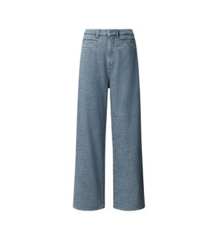 Pepe Jeans para mujer. PL2050876 Pantalón Straight Hw Tweed azul (25/30), Casual, Algodón