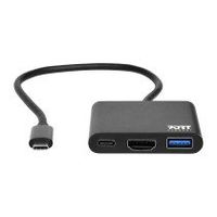 hub universal usb-c a 3 puertos usb-a  c  hdmi port