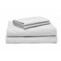 juego sabanas 90x190 pikolin home 100 algodon percal blanco