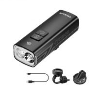 cyclami br 1200 lumenes luz delantera para bicicleta 2500mah a prueba de agua ipx6 carga tipo c luces delanteras para la