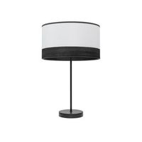 sobremesa alto olga 1xe27 negroblanco-madera negra 62x30x30 cm