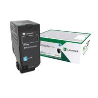 lexmark 73b20c0 cyan original return program toner cartridge