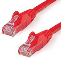 startechcom cable de 1m rojo de red gigabit cat6 ethernet rj45 sin enganche - snagless