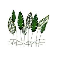 decoracion pared de metal kosmer 3 multicolor 75x80 cm