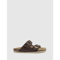 kamome sandalias bio ana marron para mujer