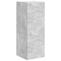 mueble de tv montado en la pared 30 x 31 x 80 cm concreto vidaxl
