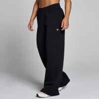 pantalon deportivo pequeno de pernera recta basics para mujer de mp - negro - l