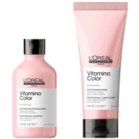 duo de champu y acondicionador vitamino color serie expert de loreal professionnel